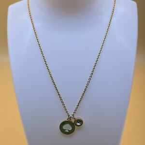 Kate Spade "Spot The Spade" Necklace